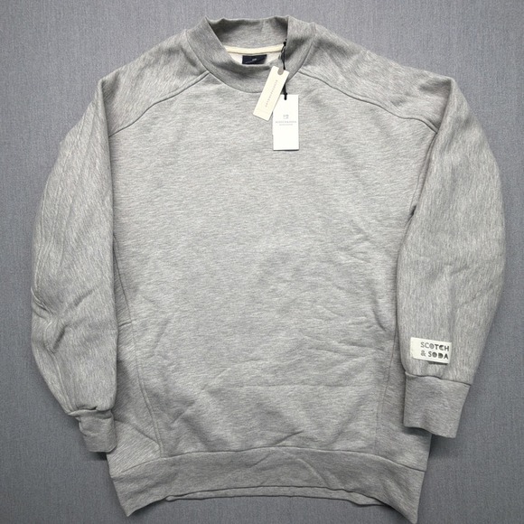 Scotch & Soda Other - Scotch & Soda Gray Fleece Sweatshirt Style #159933 Size Large NEW w/Tags